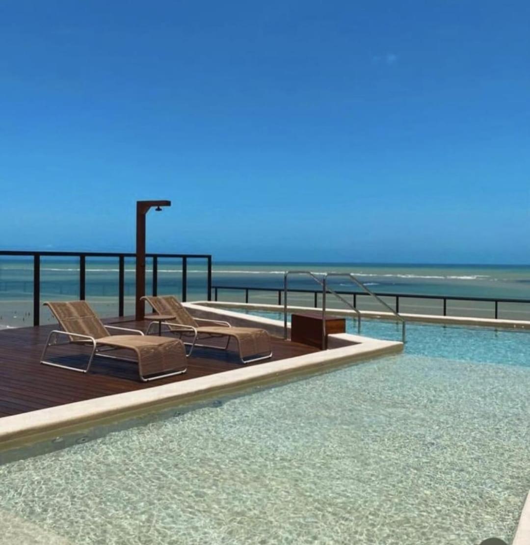 Apartamento Flat Pe Na Areia Em